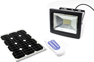 20W Dimmable RF Solar LED flood lights